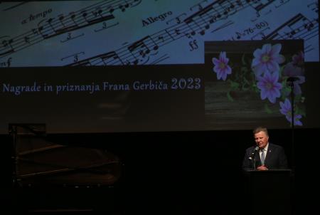 PODELITEV NAGRAD IN PRIZNANJ  FRANA GERBIČA ZA LETO 2023 14 FOTO LJUBO VUKELIČ